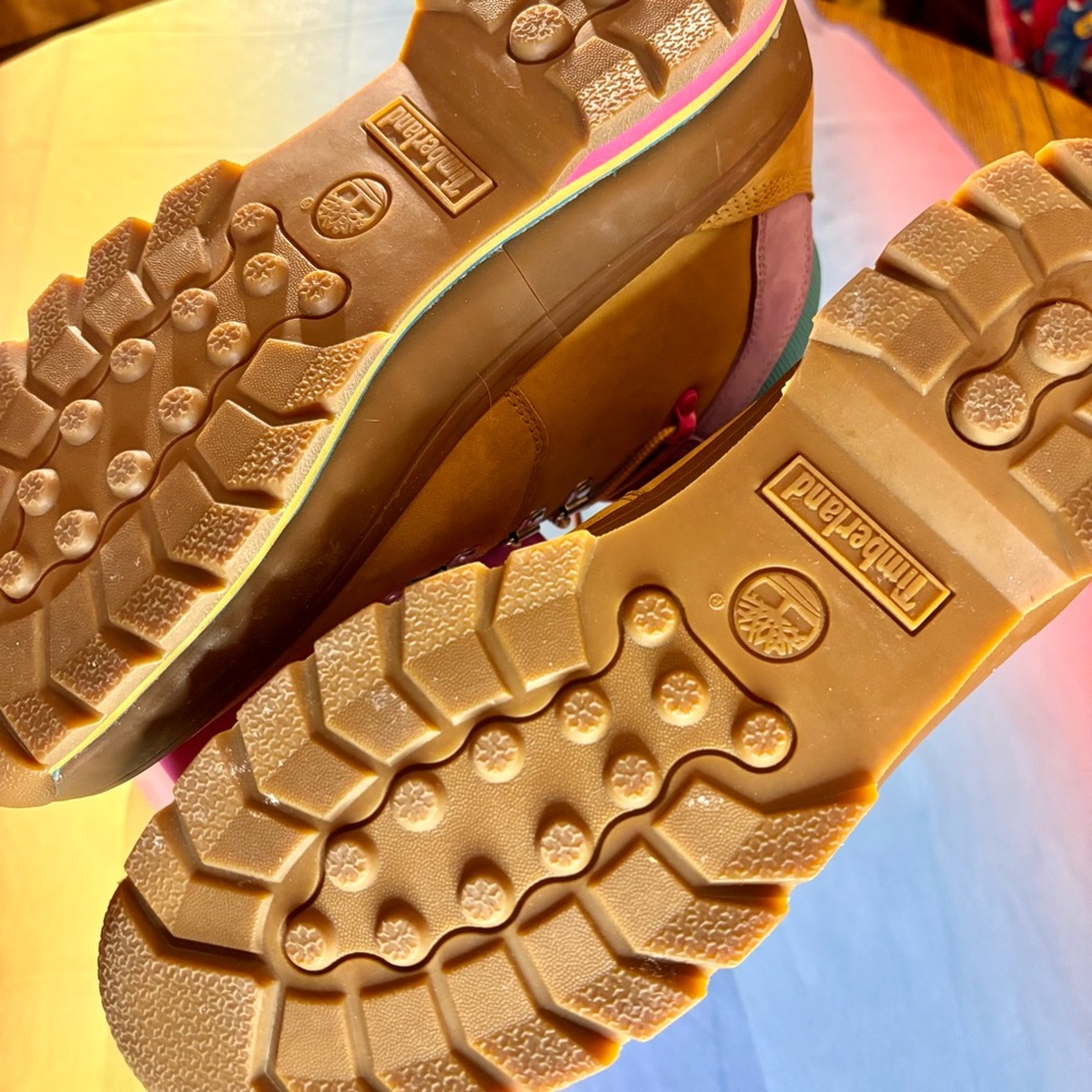Timberland Euro Waterproof Hiker Boot In Wheat Nubuck Leather Size 10 Womenโs ๐ - Picture 12 of 16